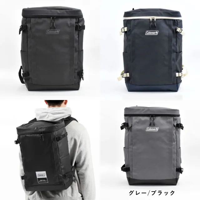 【Coleman】日本版 Shield 30 大型 麻黑色 防水 箱型 電箱包 男包 背包 旅行包 後背包