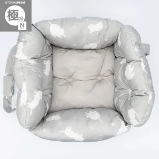 【NITORI 宜得利家居】(DECO HOME商品)接觸涼感 車用寵物窩 寵物床 N COOL 極冷 白貓(DH)