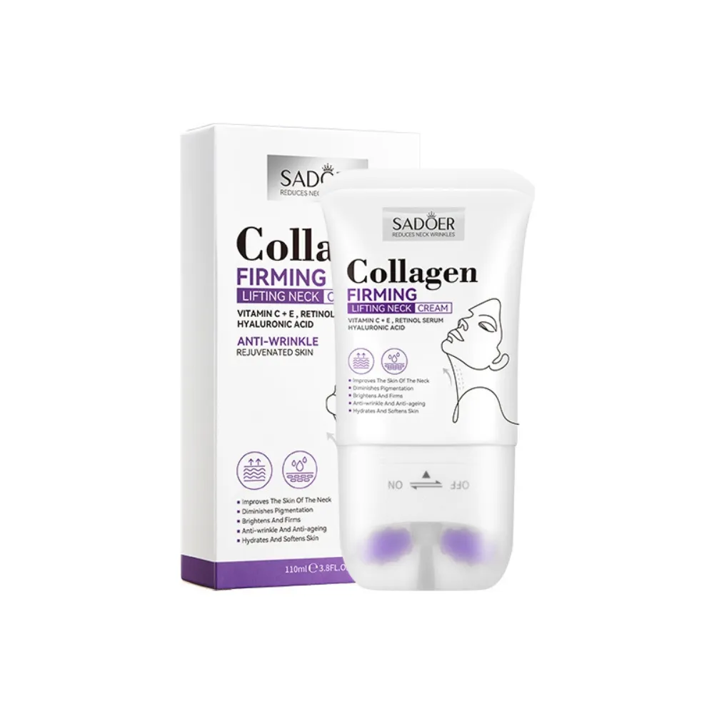 SADOER 膠原蛋白Collagen滾輪美頸霜 110ml(補水 緊致 提亮 修復)