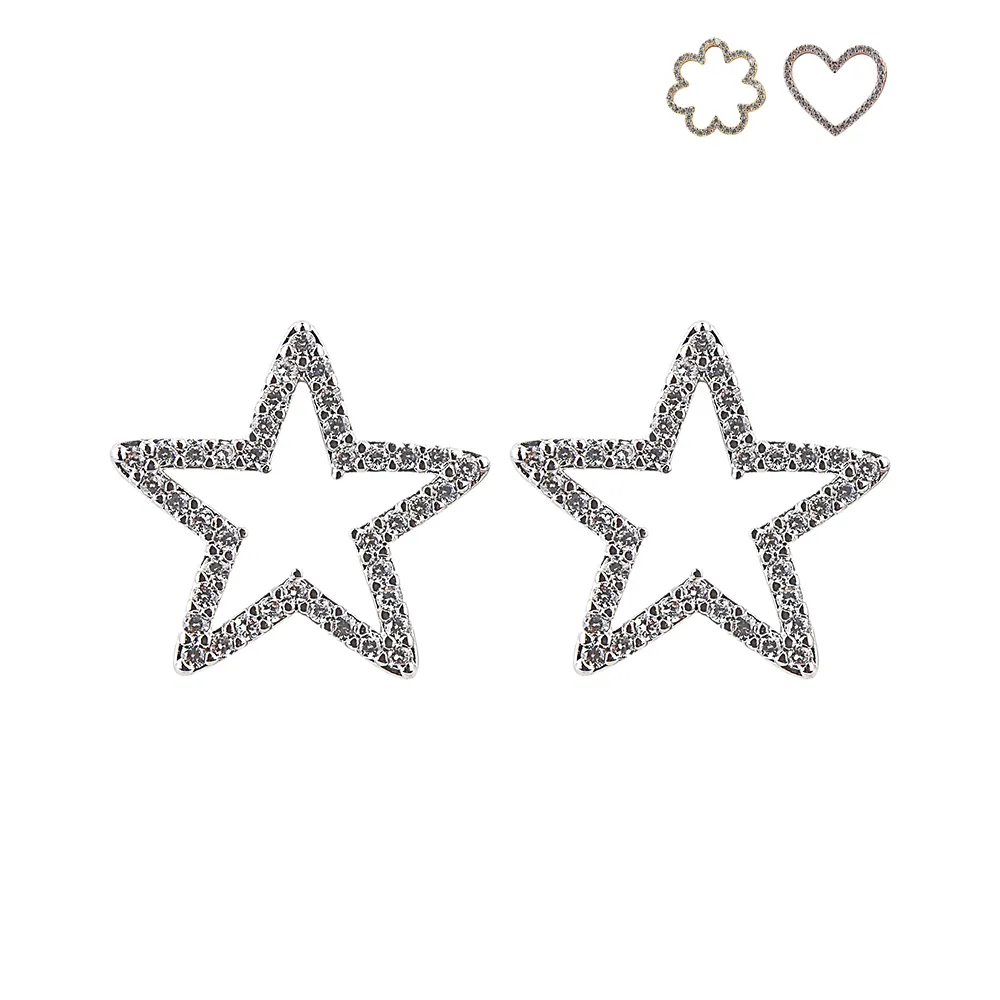 【KATE SPADE】kate spade經典鑽鑲飾穿式耳環(三款)