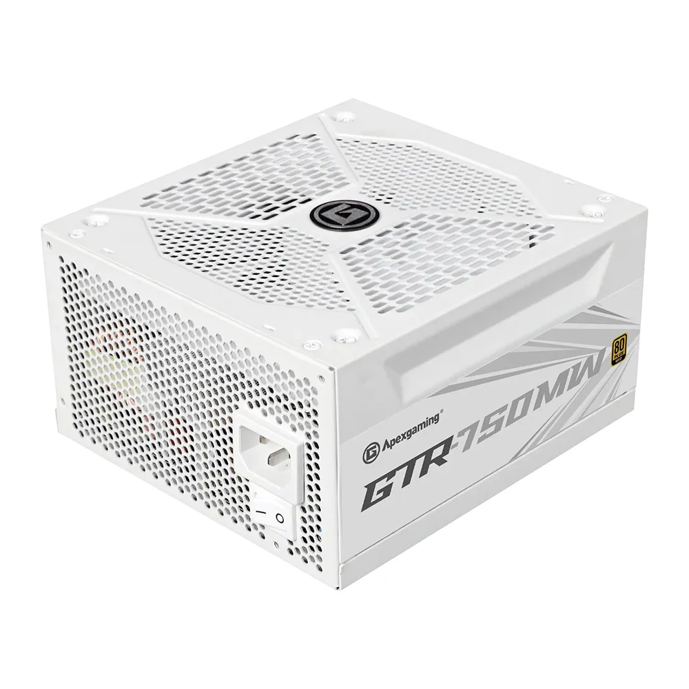 【Apexgaming 美商艾湃電競】GTR750MW 金牌/全模/ATX3.0白色 電源供應器