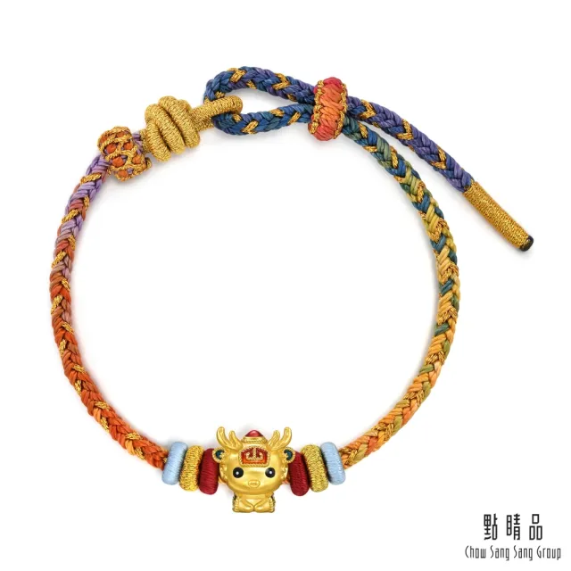 【點睛品】網路獨家款 福祿相伴 黃金手繩