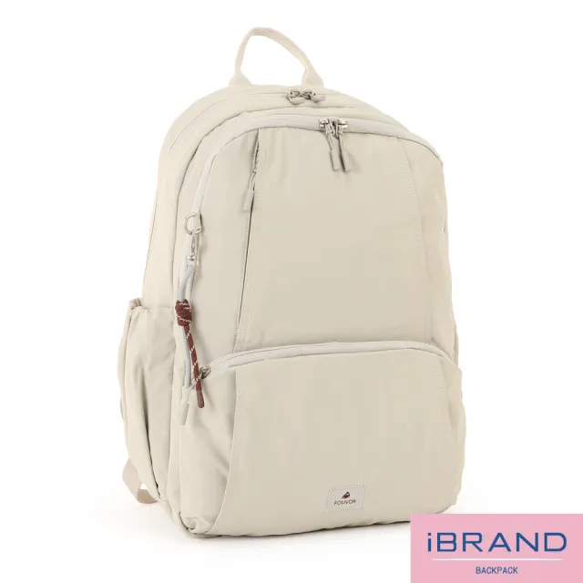 【iBrand】雙11 輕柔LIGHT雙層拉鍊後背包 輕量 大容量(防潑水 多色任選)