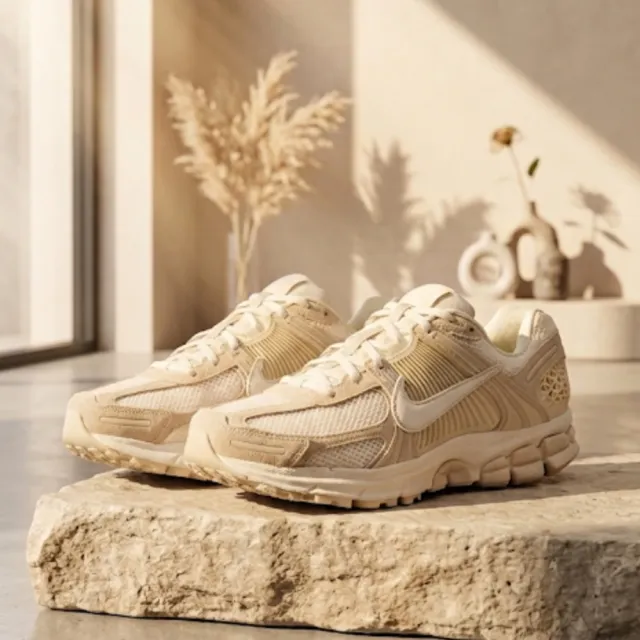 【NIKE 耐吉】運動鞋 慢跑鞋 休閒鞋 V5 W NIKE ZOOM VOMERO 5 女鞋 男鞋 液態銀 白灰銀 多款(HF7723-100&)