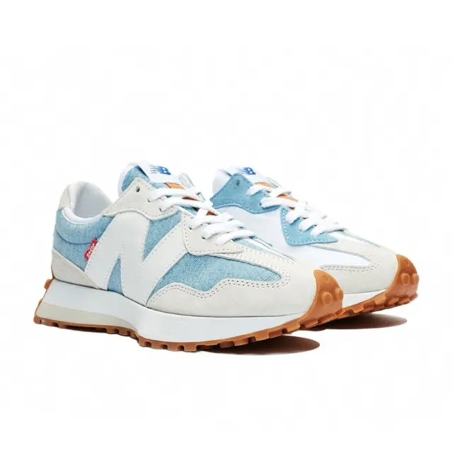 【NEW BALANCE】Levis x W New Balance 327 淺藍 拼接 水洗丹寧 休閒鞋 運動鞋 女鞋 WS327LVA
