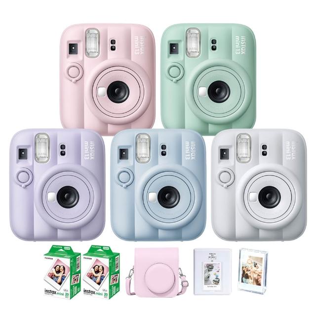 【FUJIFILM 富士】instax mini 13 拍立得相機 原廠公司貨(送皮套40張底片組合)