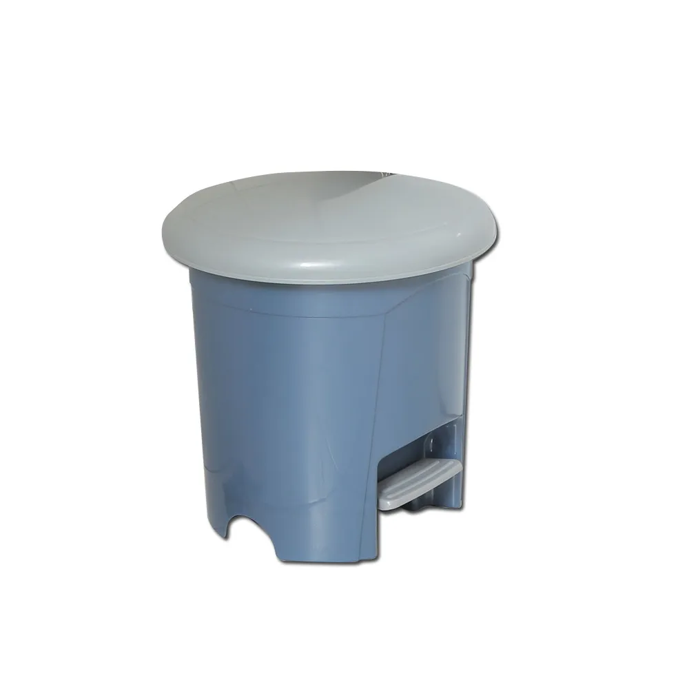 【真心良品】奧羽腳踏式垃圾桶10L-2入(RO010 加厚耐用、隙縫、公家機關、耐磨好清洗 KEYWAY聯府)