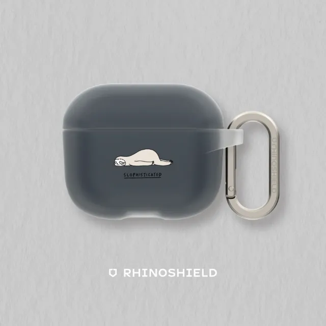 【RHINOSHIELD 犀牛盾】適用AirPods Pro 3/2/Pro/第4/3/2/1代防摔耳機保護殼/樹懶(ilovedoodle)
