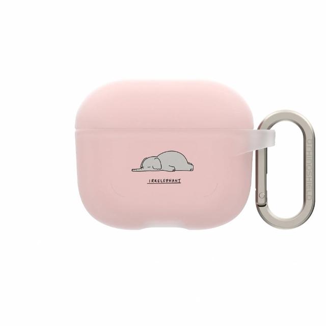 【RHINOSHIELD 犀牛盾】適用AirPods Pro 3/2/Pro/第4/3/2/1代防摔耳機保護殼/大象(ilovedoodle)