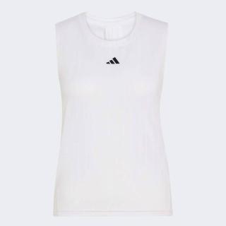 【adidas 愛迪達】Tank Pro 女 背心 網球 運動背心 白 亞版 吸濕排汗(KG3683)