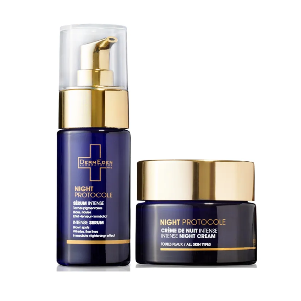 【DermEden 得美登】1%A醇煥能再生修護精華30mL+1%A醇煥能緊緻修護霜50mL(抗老煥膚淡斑)