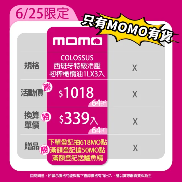 【Colossus】西班牙特級冷壓初榨橄欖油1000mlx3入(可生飲/酸價＜0.8)