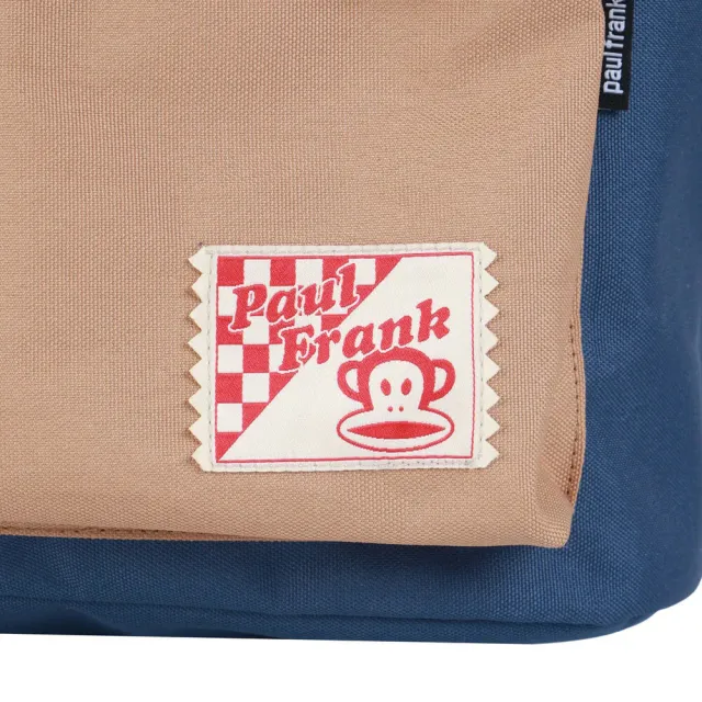 【Paul Frank 大嘴猴】雙11 後背包 休閒包 卡通速食後背包 藍(P6251740-80)