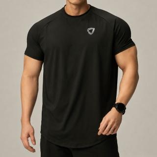 【TEAMJOINED】盾牌 Train 肌肉訓練衣(重訓健身服 運動短袖 男性訓練上衣 健身T恤)