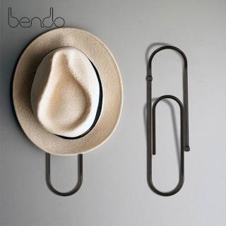 【bendo】迴紋針掛勾架 霧面黑