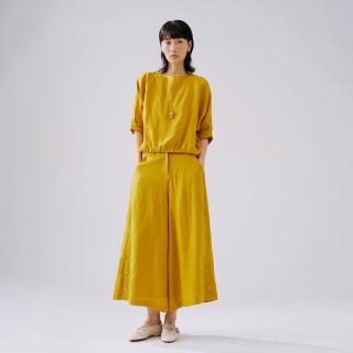 【giordano ladies】26SS 褲腳飾釦褲裙(02426026)