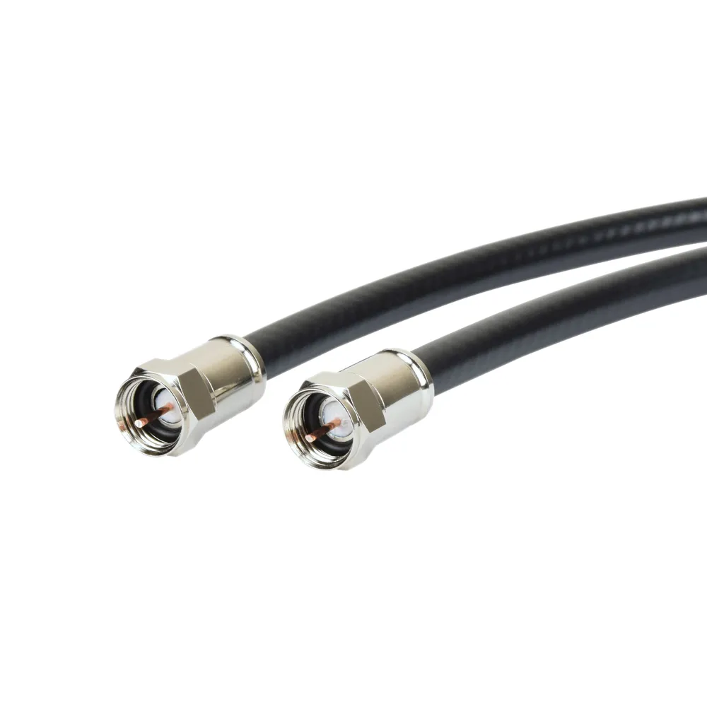 【TOWNWARD 大城科技】RG-6 同軸電纜線附接頭 1M(5C2V/無線電視/有線電視/型號:CF-6001)