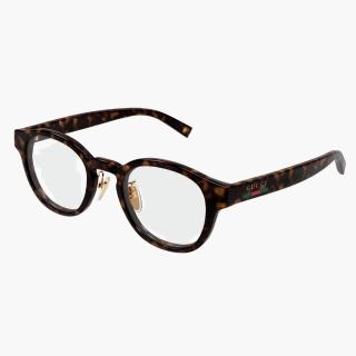 【GUCCI 古馳】圓形膠框光學眼鏡(GG1988OK-002)