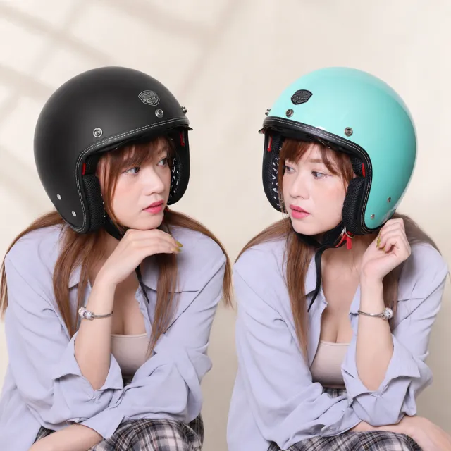 【ASTONE】官方直營-SP3A  彩繪 3/4半罩安全帽 復古帽 電鍍內墨片(復古帽、騎士帽、3/4罩安全帽)