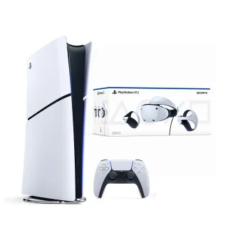 【SONY 索尼】New PS5 光碟版主機(PS5 Slim)+PS VR2 頭戴裝置