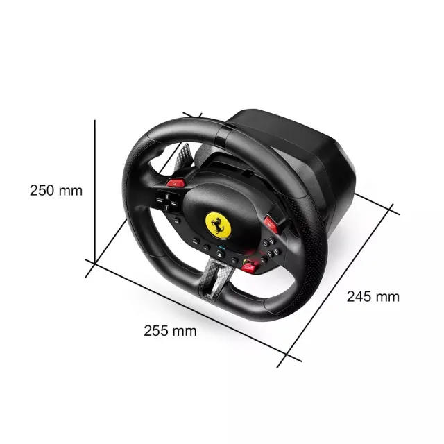 【THRUSTMASTER 圖馬斯特】T98-P FERRARI 296 GTB 賽車模擬方向盤(支援PS5/PS4/PC)