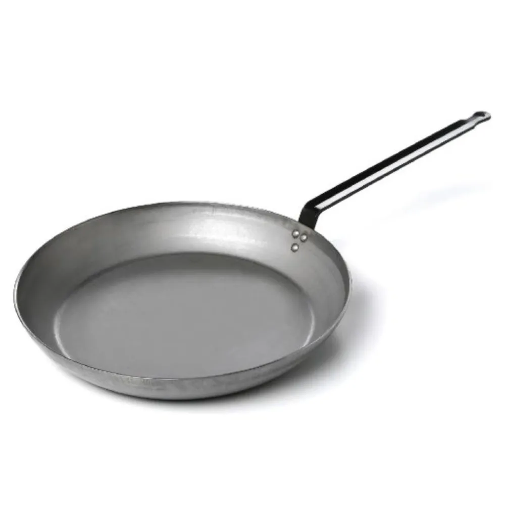 【GUSTO】26cm商用碳鋼平底鍋(3.0厚度 無塗層)