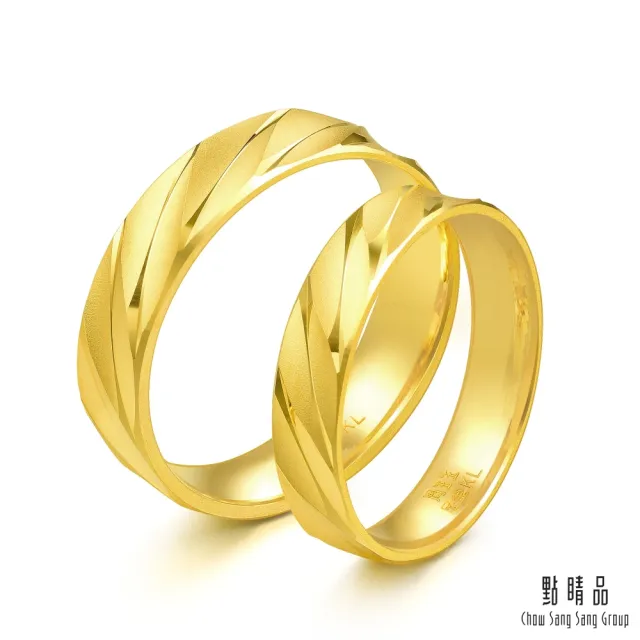 【點睛品】義式風車紋 黃金戒指_計價黃金(港圍21)
