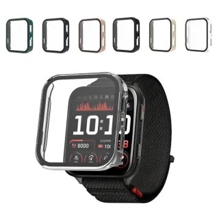 【GOLDEN SHIELD】Garmin Venu 4 3 一體式保護殼 3s 2 Plus 2s Vivoactive 6 5 PC+鋼化玻璃 錶殼+玻璃膜