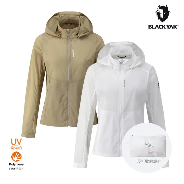 【BLACKYAK】女 AIR FLEXIBLE防曬外套[二色]春夏 輕量 透氣 抗紫外線 拉鍊口袋 可收納|FB1WJ002