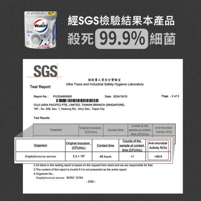 【Walch 威露士】官方直營 9X抗菌洗衣膠囊/洗衣球 補充包60顆/袋(抗菌除臭/室內晾曬)