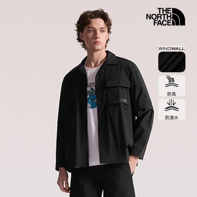 【The North Face】北面男女款輕量抗UV防潑水連帽薄外套(多款任選)