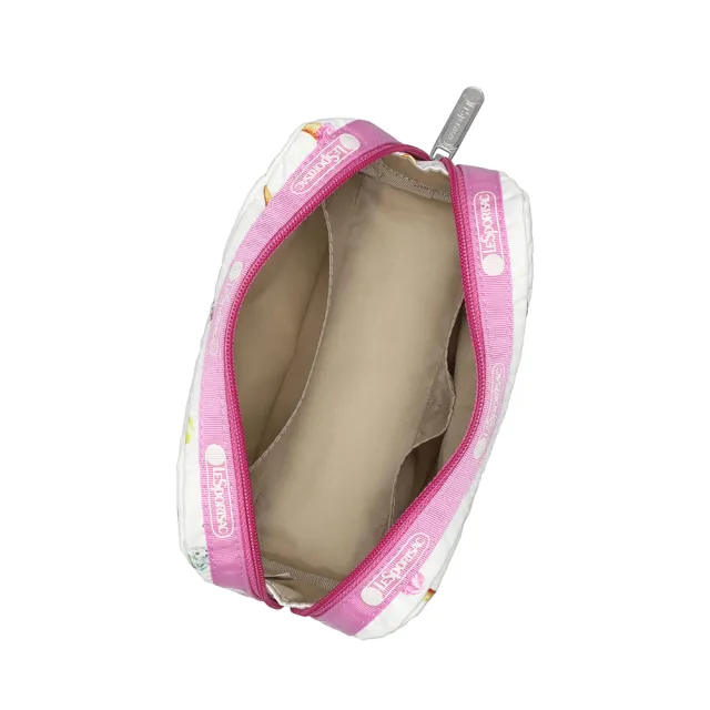 【Lesportsac】Rectangular Cosmetic 長形化妝包 盥洗包 收納包 女包(繽紛冰淇淋)