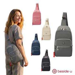 【BESIDE-U】ALTO 斜肩包 BFY2531 (RFID防盜錄、防潑水面料、防盜吊鉤拉片)
