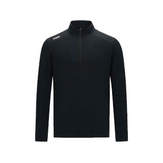 【K-SWISS】長袖T恤 KniteManToManTee 男 黑(1012045-008)