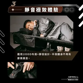 【CAMPFIRE】戰壘快拆行軍床 行軍床 單人床 露營床 高低兩用 2.1公尺 冷暖兩用床墊 機能保潔地墊 逐露天下