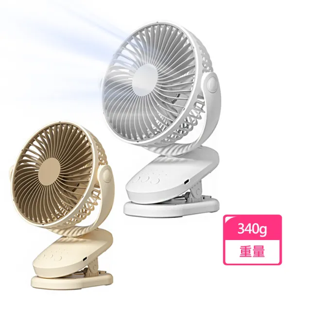 【FJ】可車用擺頭通電夾風扇FN05(USB供電 定時 車內扇 可掛 夾扇 6吋 7葉片)