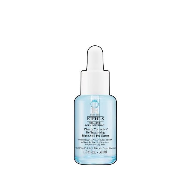 【Kiehl’s 契爾氏】官方直營 激光三酸煥膚精華液 30ml(Kiehl’s/新品上市/無針水光)