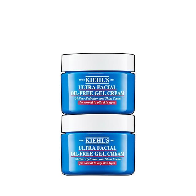 【Kiehl’s 契爾氏】官方直營 冰河醣蛋白吸油水感凝凍28ml 雙入組(Kiehl’s/吸油凝凍28ml/保濕控油)