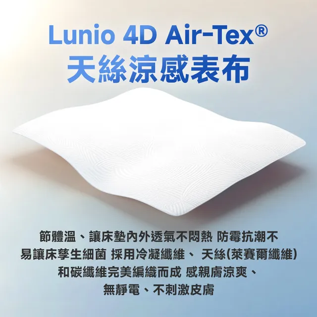 【Lunio】雙人特大石墨烯乳膠高碳錳獨立筒床墊6尺x7尺x24cm-Quantum Max