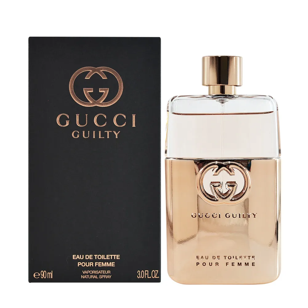 GUCCI 古馳】罪愛女性淡香水90ml(Guilty Pour Femme女香專櫃公司貨