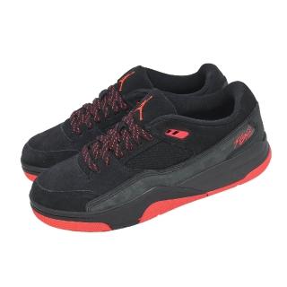 【NIKE 耐吉】休閒鞋 Jordan Flight Court 男鞋 黑 麂皮 喬丹 HF3255-011
