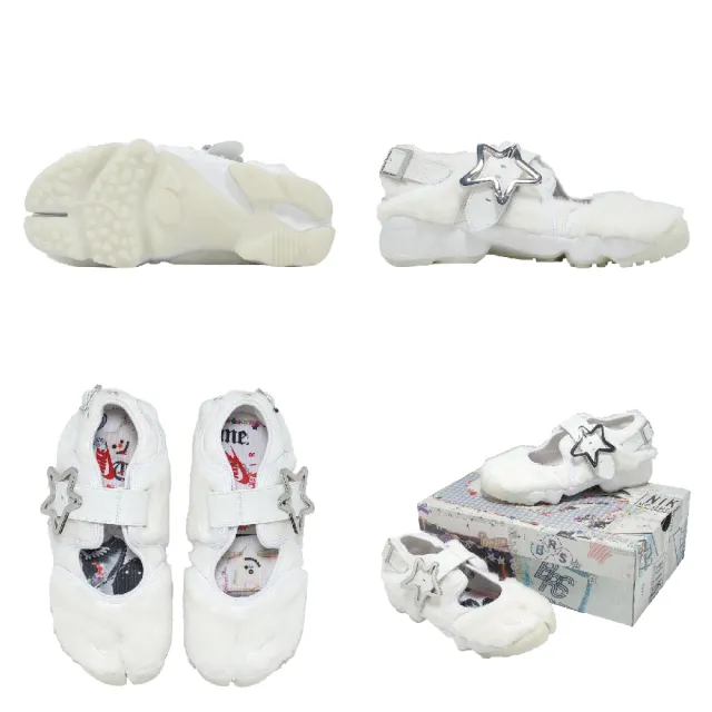NIKE 耐吉】休閒鞋Wmns Air Rift 女鞋白分趾忍者鞋絨毛魔鬼氈IM6693