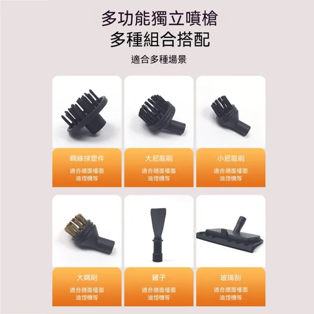 YOKA 優家廚電 高溫蒸汽清潔機 居家清潔機 手持蒸汽清洗機 快速出蒸汽 多場景居家清潔 大容量水箱