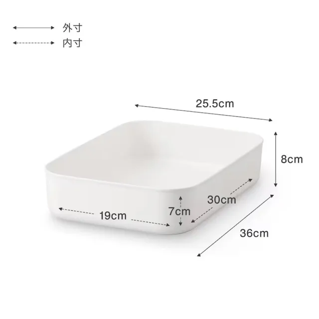 【MUJI 無印良品】軟質聚乙烯收納盒/小