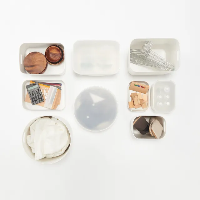 【MUJI 無印良品】軟質聚乙烯收納盒/大 約寬25.5×深36×高24cm(5入組)