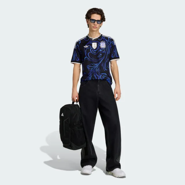 【adidas 愛迪達】世界盃 阿根廷 客場 短袖球衣 吸濕排汗 男 JM8395