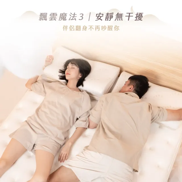 【LOVEFU 大島樂眠】飄雲樂眠床-標準雙人5尺(標準雙人床墊/獨立筒床墊/軟硬適中/MIT/承重穩固)