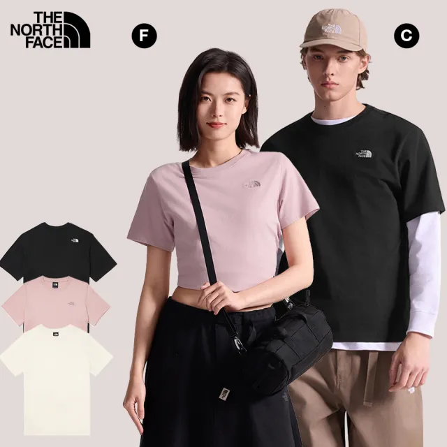 【The North Face】中性款吸濕排汗短袖T恤(多款任選)