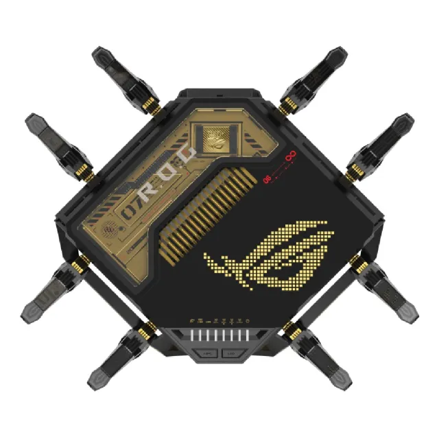 【ASUS 華碩】WiFi 7 四頻 GT-BE25000 ROG二十周年限量版 電競 路由器/分享器(ROG Rapture GT-BE25000)