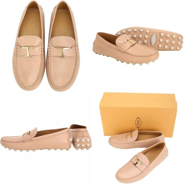 【TOD’S】TODS Gommino T字金屬 小牛皮豆豆樂福鞋 開車鞋-多款可選(義大利手工皮革)
